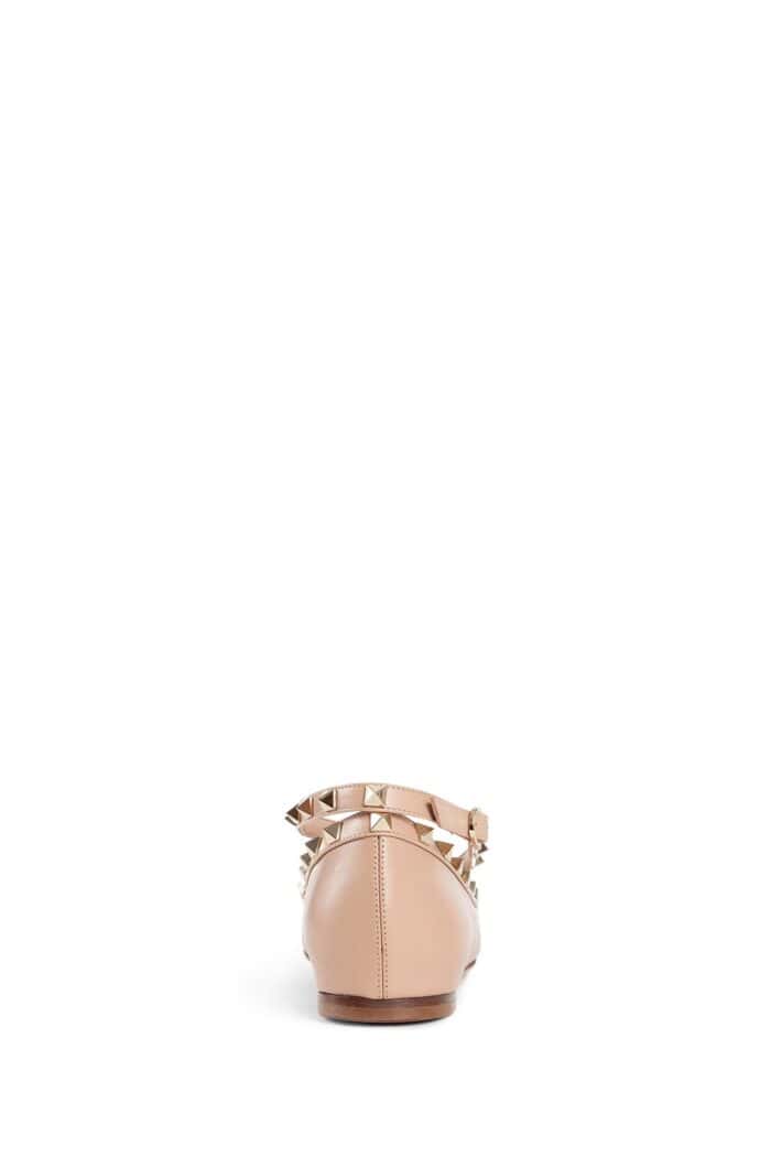 VALENTINO Rockstud Nappa Ballerinas