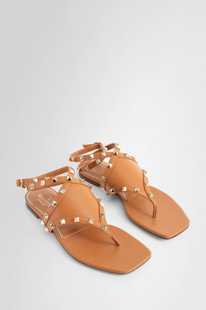 VALENTINO Rockstud Thong Strap Sandals
