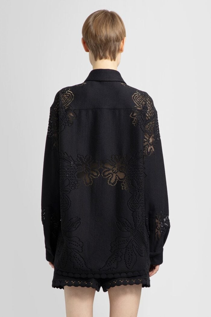 valentino sangallo cotton blouson VALENTINO Sangallo Cotton Blouson