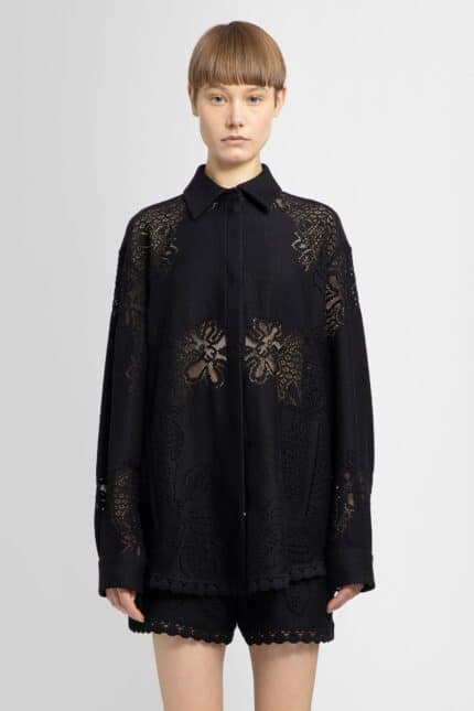 VALENTINO Sangallo Cotton Blouson