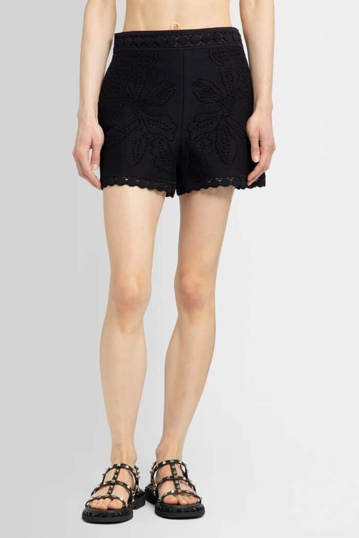 valentino sangallo shorts in cotton VALENTINO Sangallo Shorts In Cotton