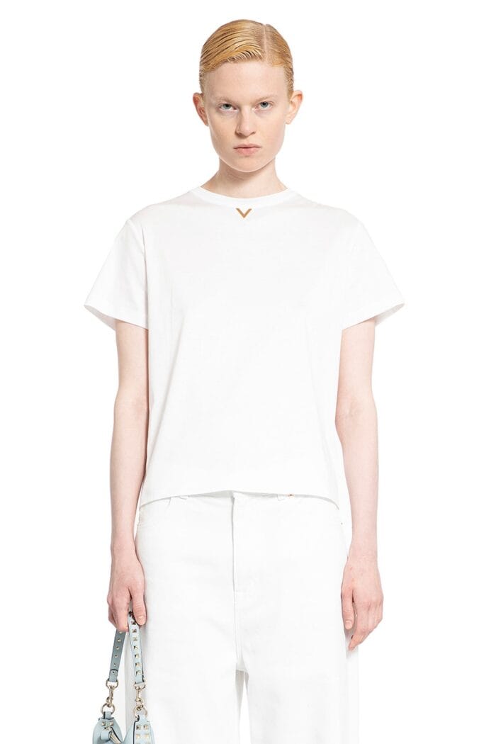 VALENTINO Signature V Cotton T-shirt