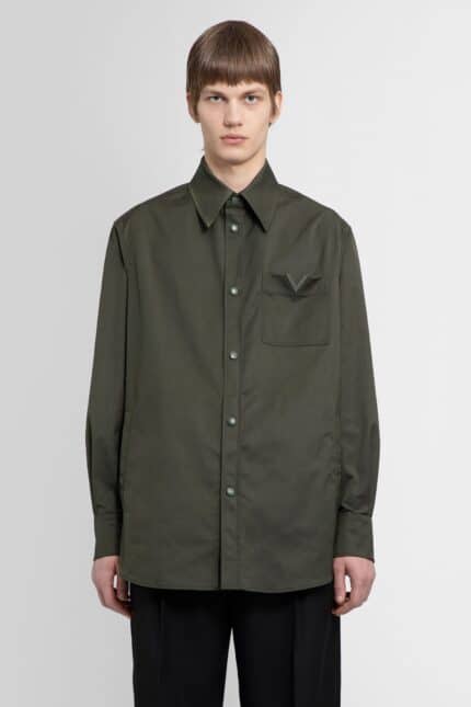 VALENTINO Signature V Pocket Overshirt In Nylon