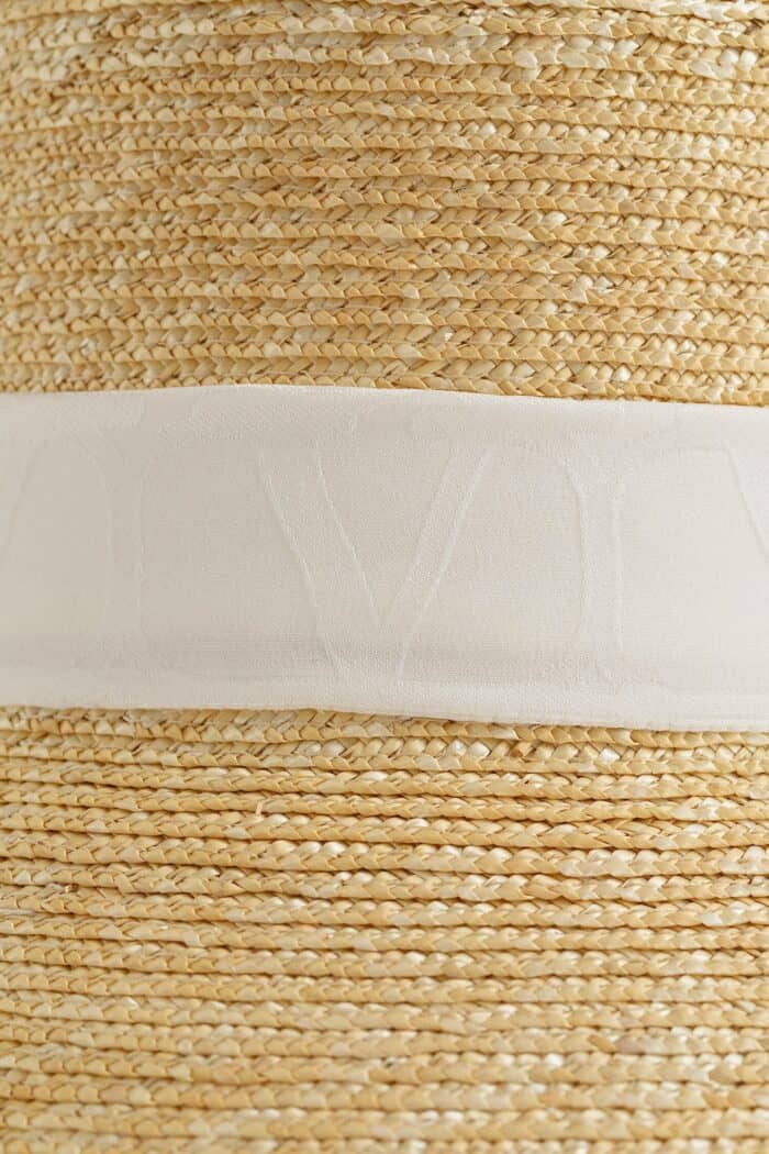 VALENTINO Straw Bucket Hat