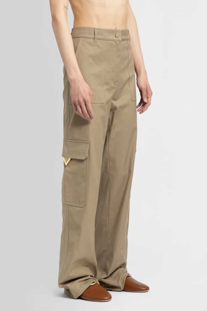 VALENTINO Stretch Cotton Canvas Cargo Pants