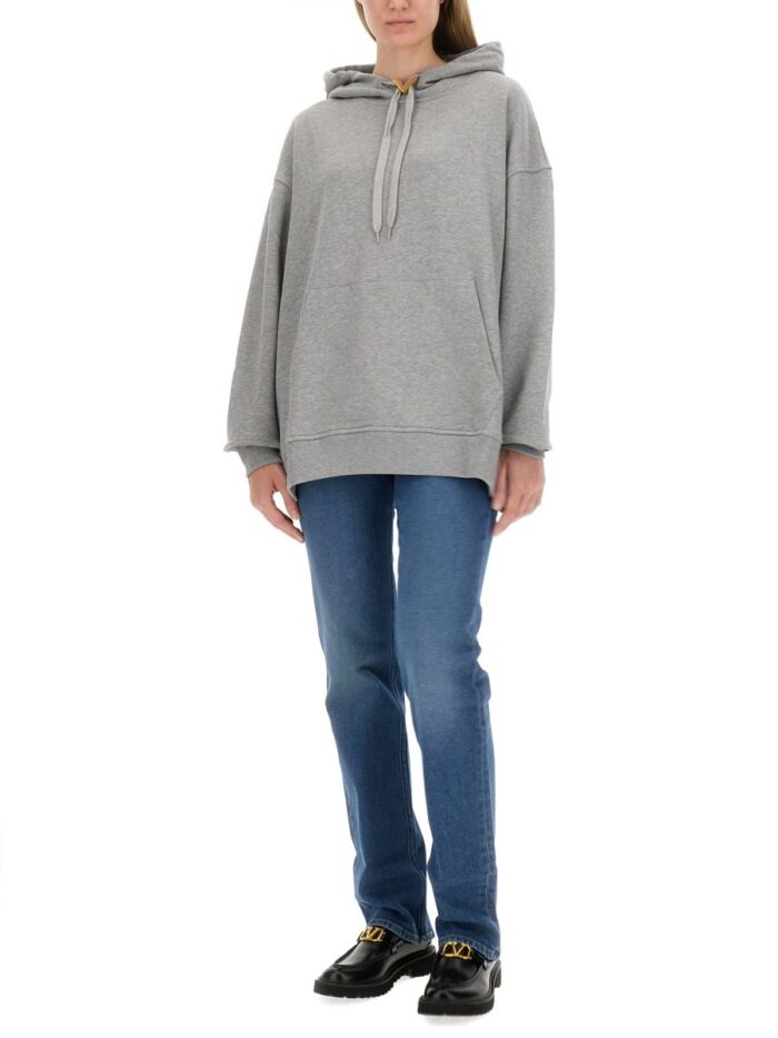 Valentino SWEATSHIRT WITH V DETAIL