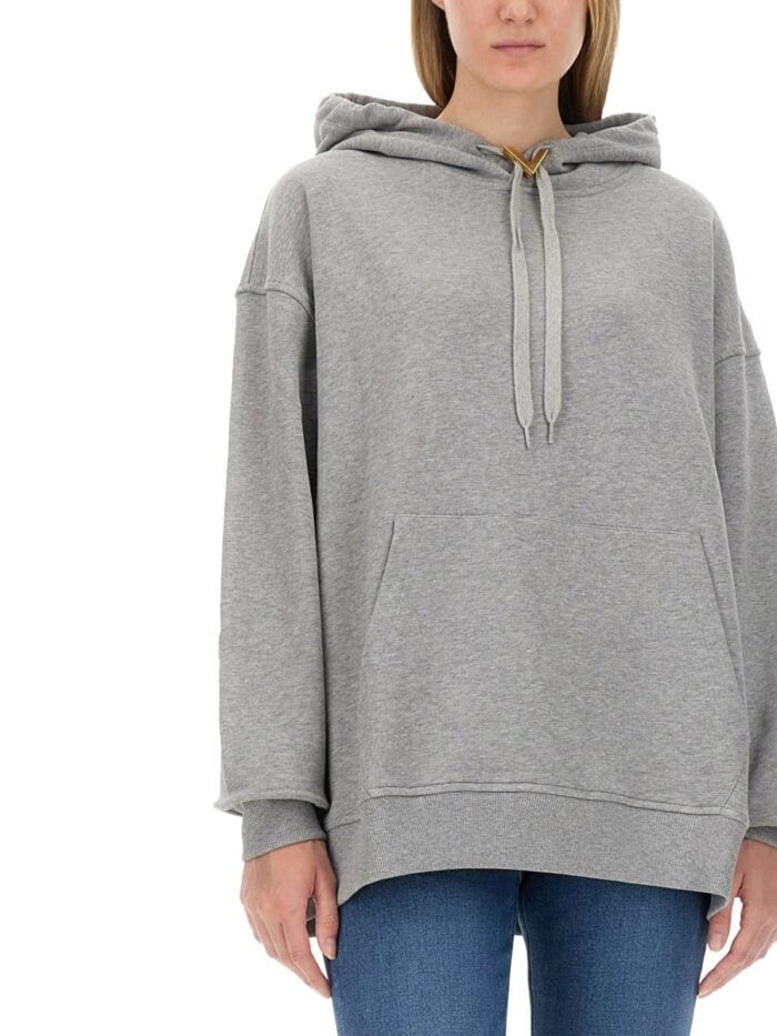 Valentino SWEATSHIRT WITH V DETAIL
