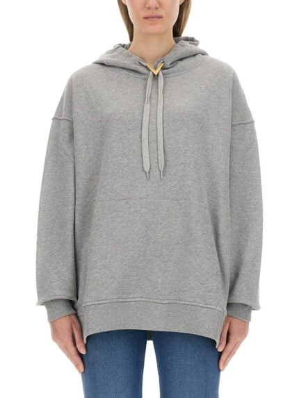 Valentino SWEATSHIRT WITH V DETAIL