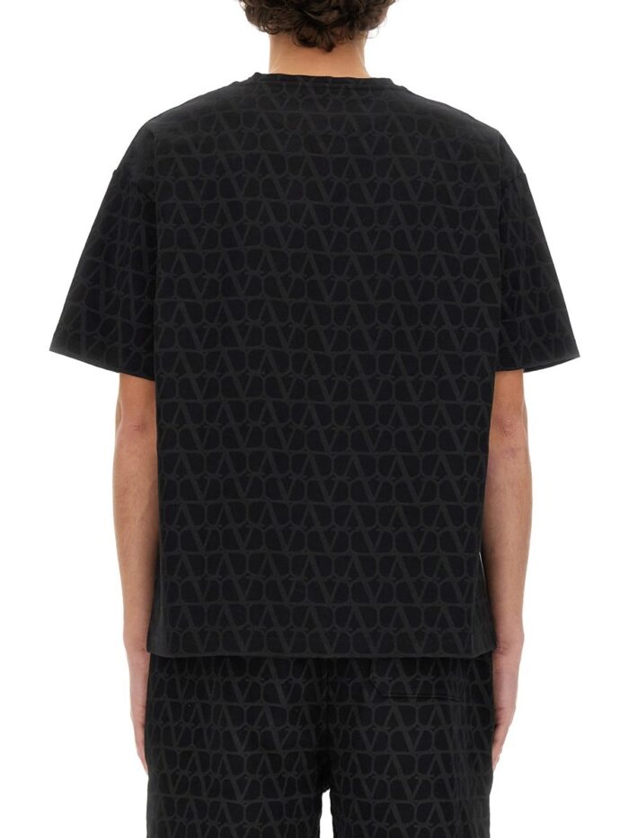 Valentino T-SHIRT WITH "TOILE ICONOGRAPHE" PRINT