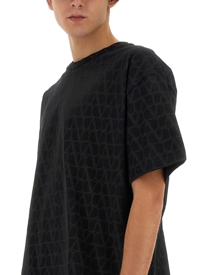 Valentino T-SHIRT WITH "TOILE ICONOGRAPHE" PRINT