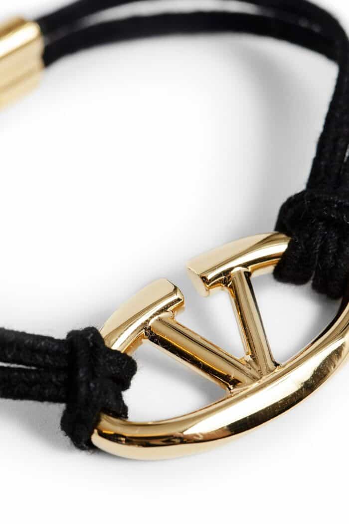 VALENTINO The Bold Edition Vlogo Rope And Metal Bracelet