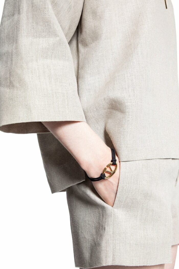 VALENTINO The Bold Edition Vlogo Rope And Metal Bracelet