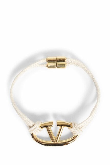 VALENTINO The Bold Edition Vlogo Rope And Metal Bracelet