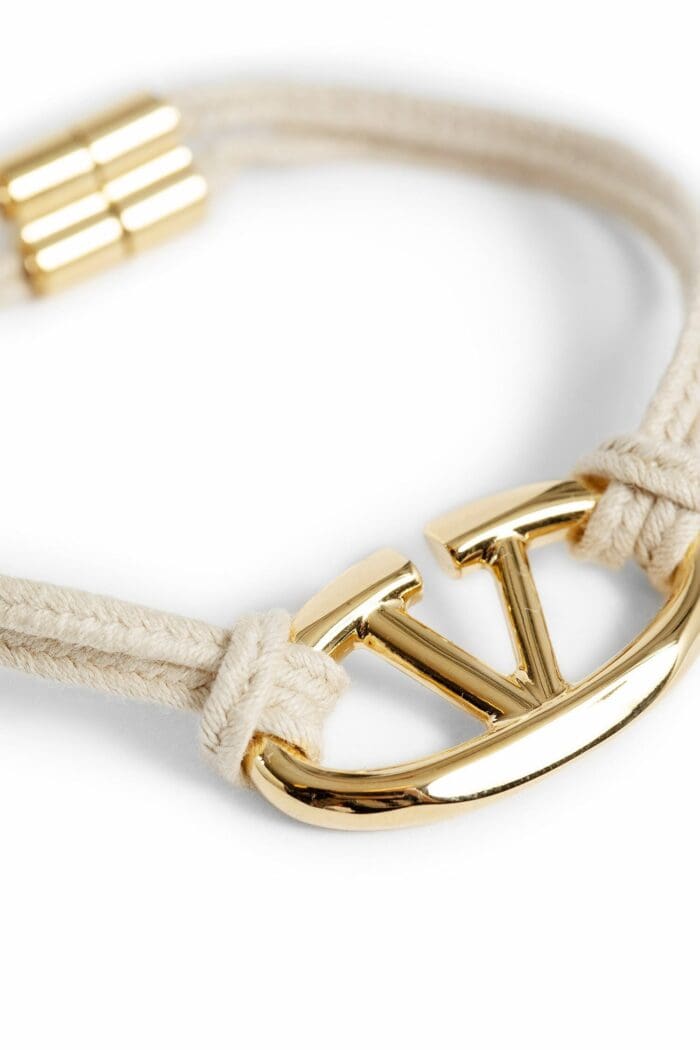 VALENTINO The Bold Edition Vlogo Rope And Metal Bracelet