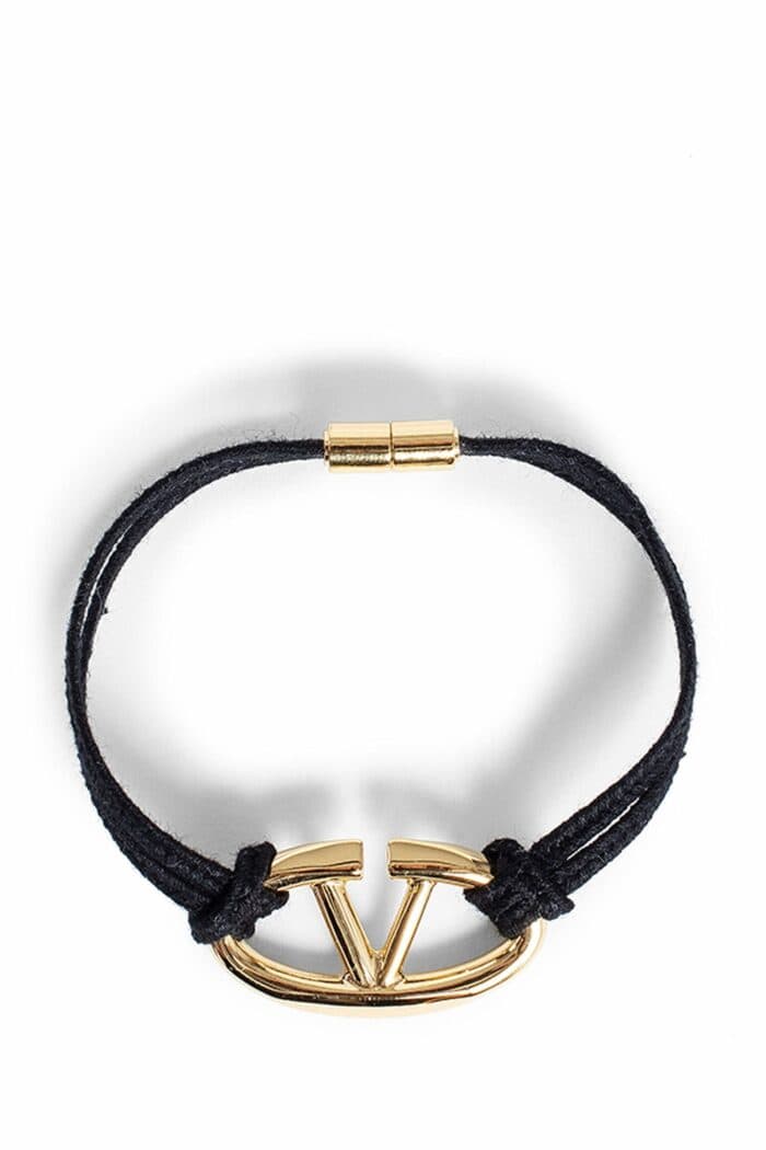 VALENTINO The Bold Edition Vlogo Rope And Metal Bracelet