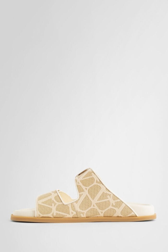 VALENTINO Toile Iconographe Vlogo Slides