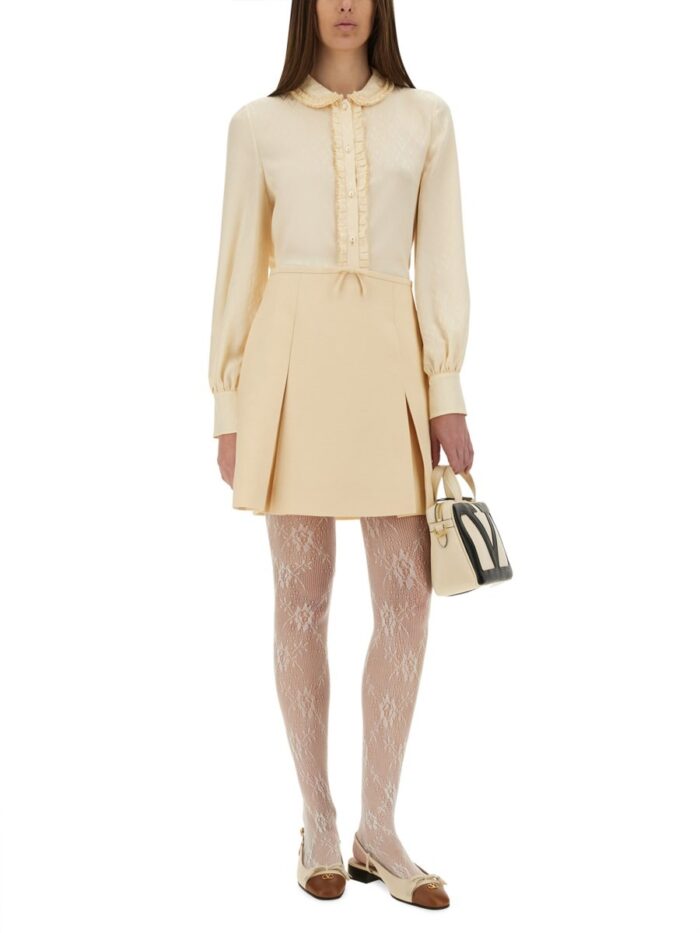 Valentino "TOUTE LA V" SILK JACQUARD SHIRT