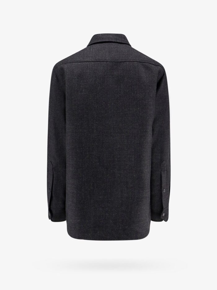 Valentino Virgin Wool Jacket With Metal V-detail