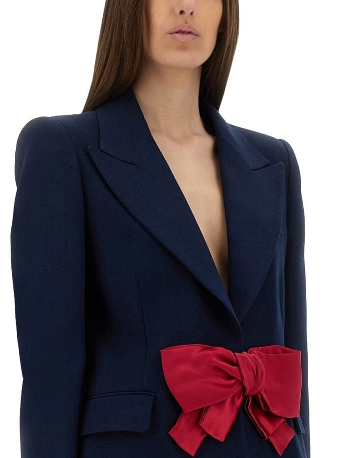 Valentino VISCOSE JACKET WITH BOW