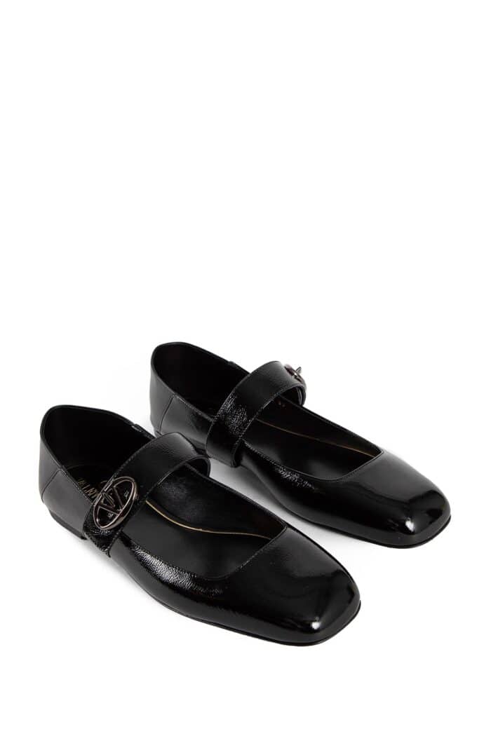 VALENTINO Vlogo Locker Mary Jane Ballerinas