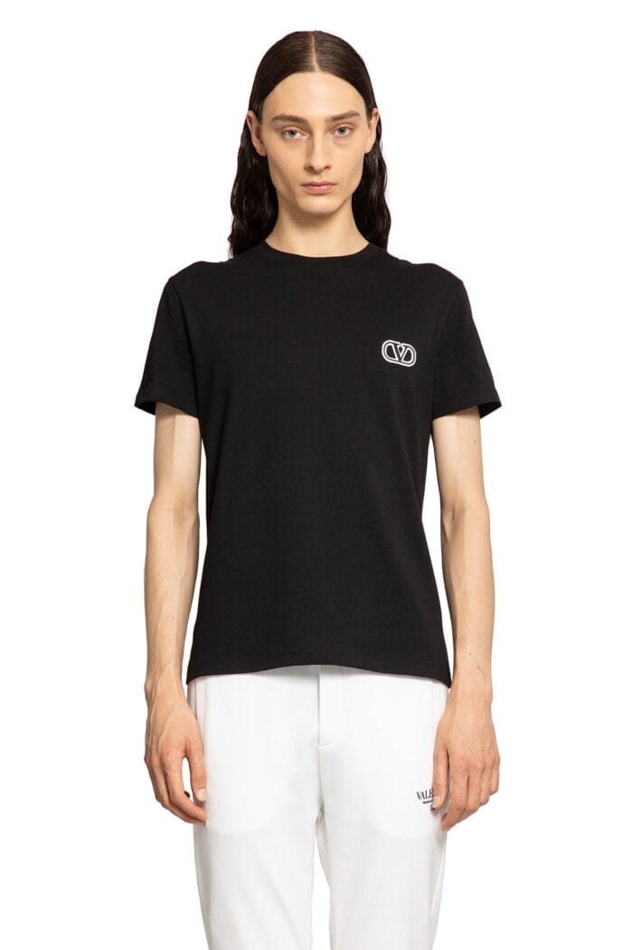 VALENTINO Vlogo Patch Cotton T-shirt