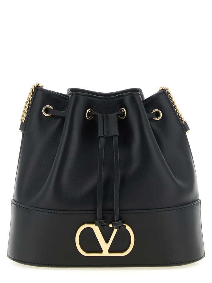 valentino garavani valentinogaravani 'vlogosignature' mini bucket bag Valentino Garavani ValentinoGaravani 'VLogoSignature' Mini Bucket Bag