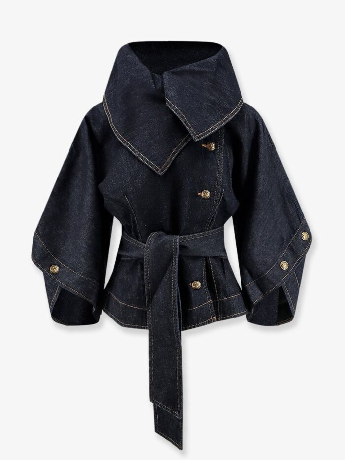 zimmermann valiant blue denim jacket ZIMMERMANN Valiant Blue Denim Jacket