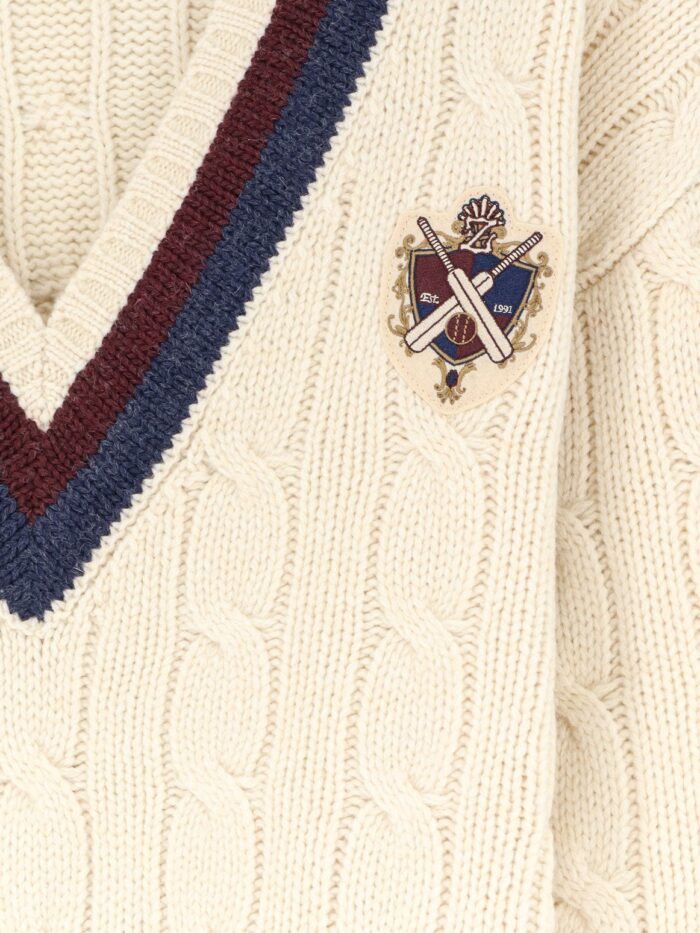 ZIMMERMANN Valiant Cable Knit Wool Sweater