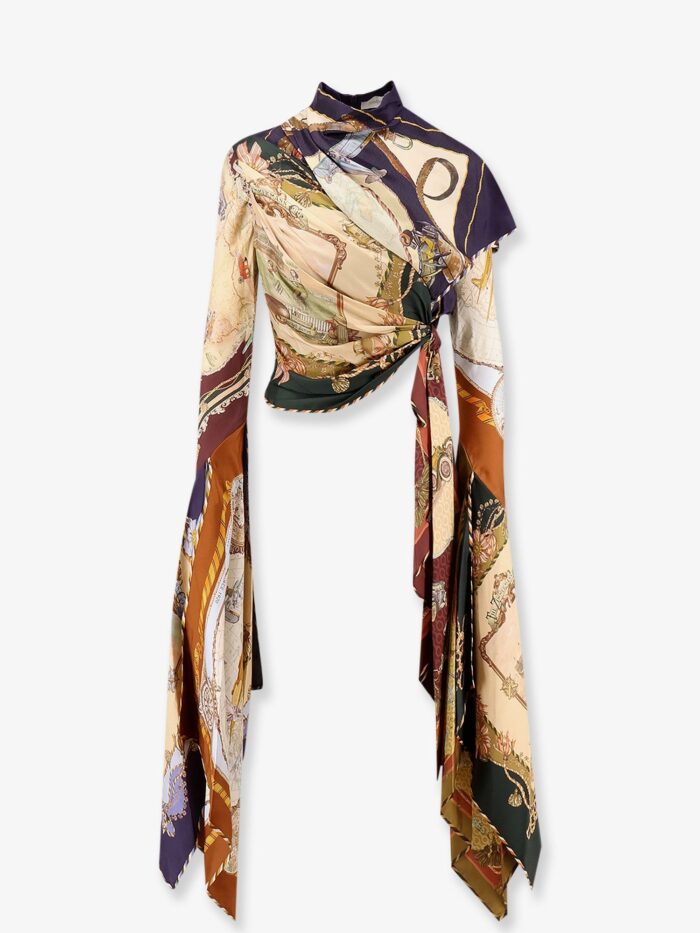 zimmermann valiant draped scarf top ZIMMERMANN Valiant Draped Scarf Top