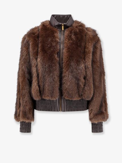 ZIMMERMANN Valiant Faux Fur Jacket