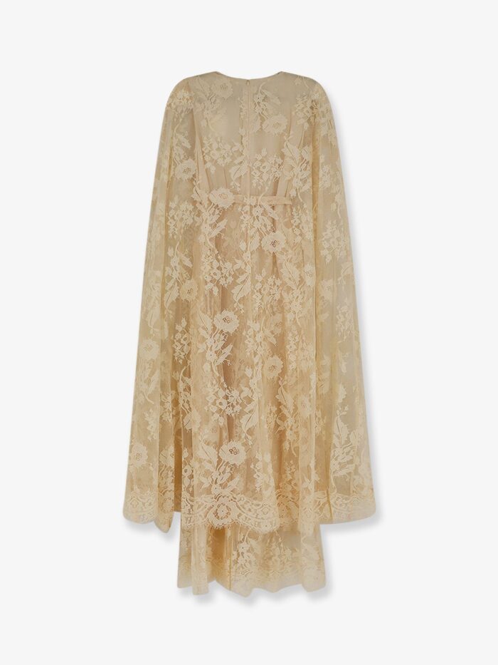 ZIMMERMANN Valiant Lace Caped Maxi Dress