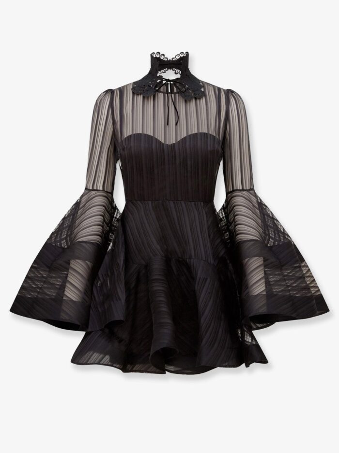 zimmermann valiant lantern mini dress ZIMMERMANN Valiant Lantern Mini Dress