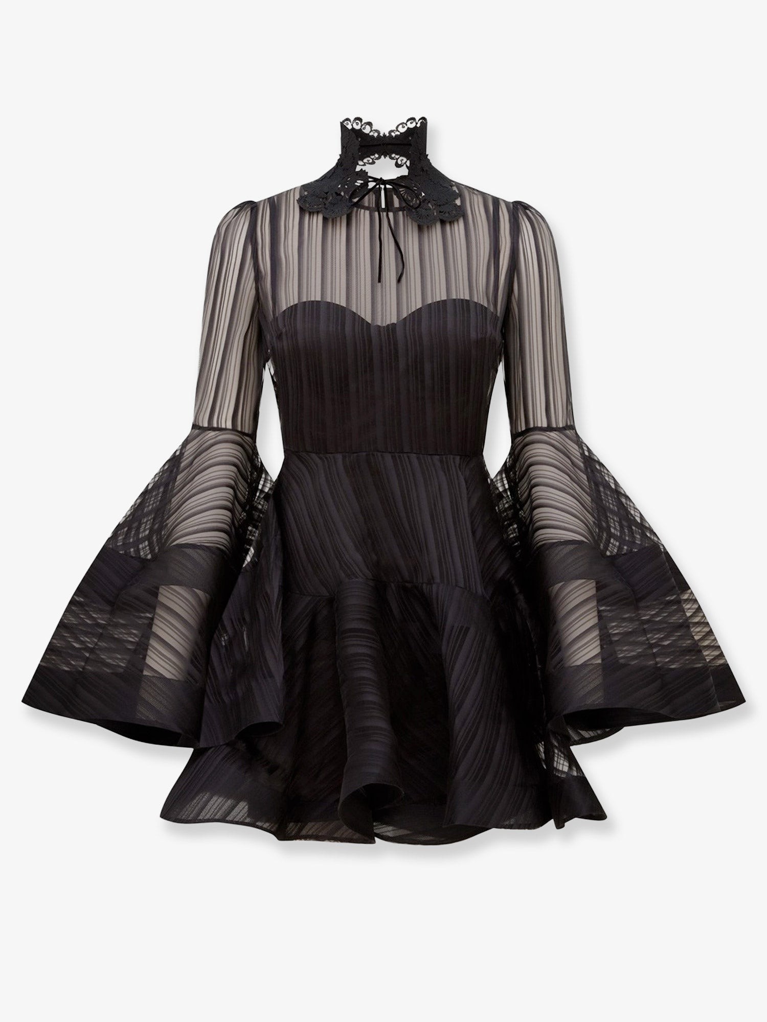 ZIMMERMANN Valiant Lantern Mini Dress
