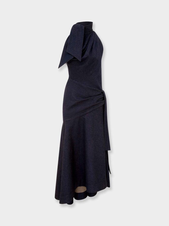 ZIMMERMANN Valiant Long Denim Dress