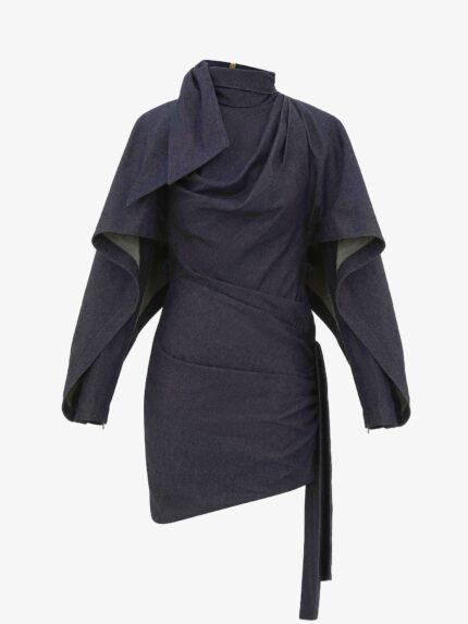 ZIMMERMANN Valiant Short Denim Dress