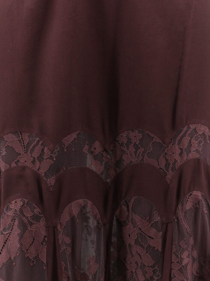 ZIMMERMANN Valiant Silk And Lace Blend Long Skirt