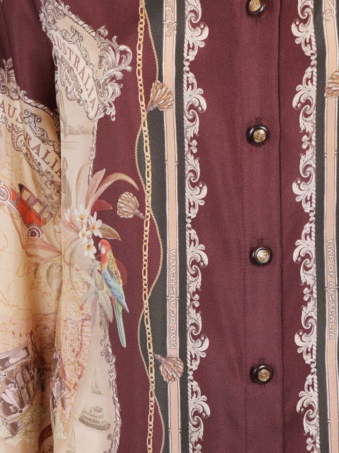 ZIMMERMANN Valiant Silk Twill Shirt