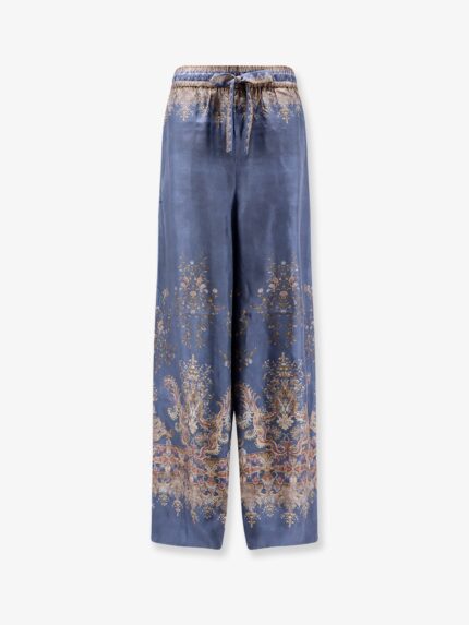 ZIMMERMANN Valiant Track Silk Trousers