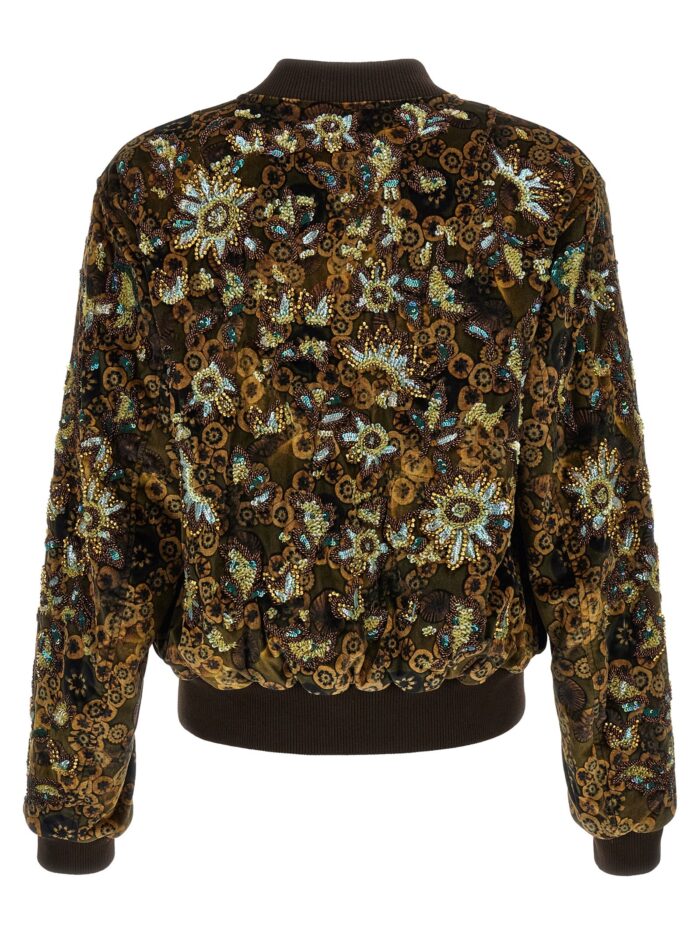 Dries Van Noten 'Valtor' Bomber Jacket With Embroideries And Beads