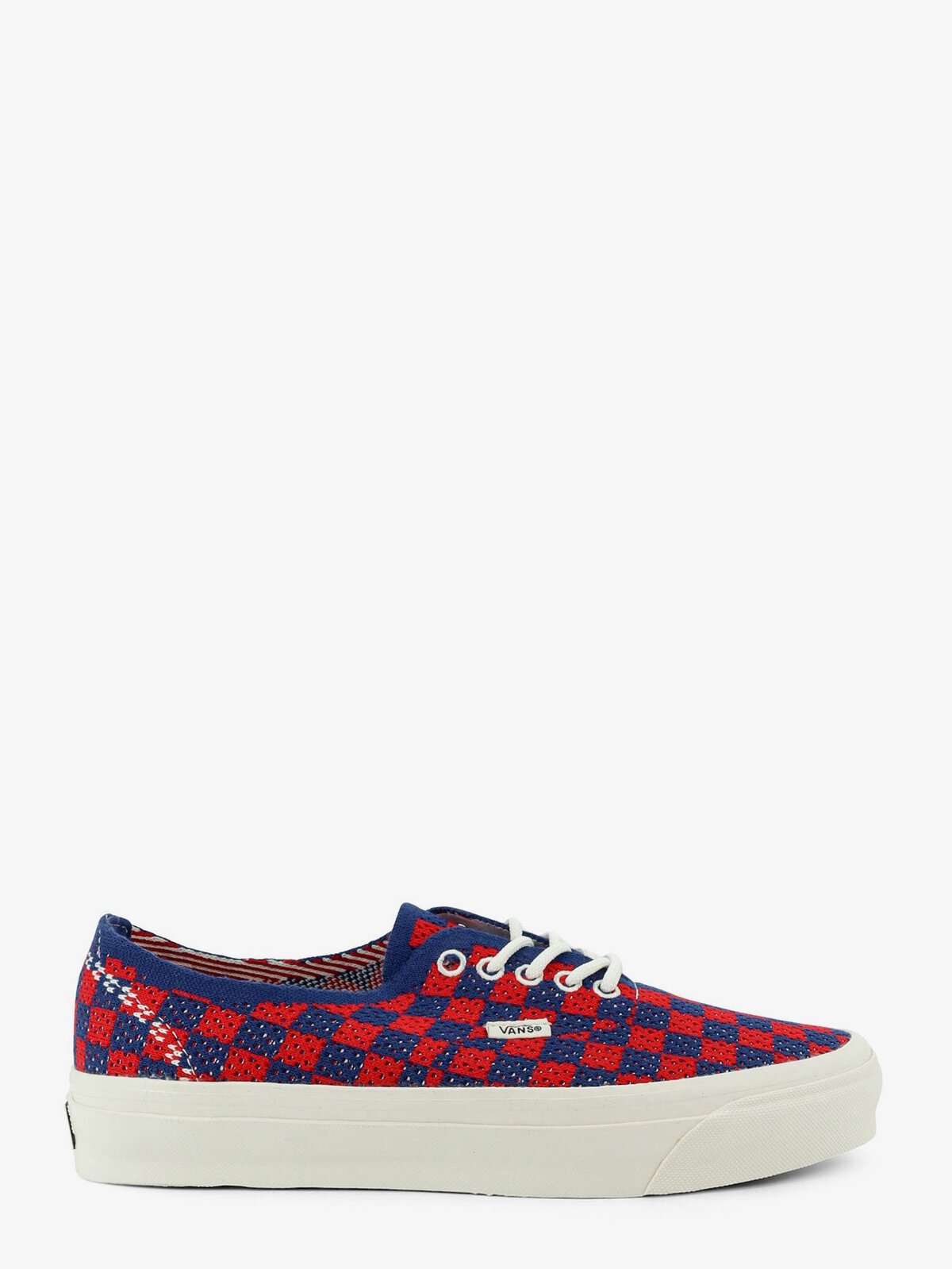 Vans Lx Authentic 44 Fabric Sneakers With Checkerboard Pattern