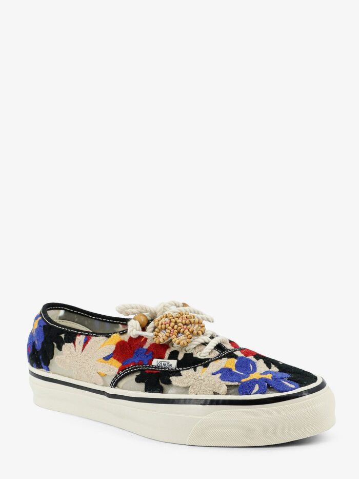 Vans Lx Authentic 44 Sneakers With Multicolor Macramé Floral Detail