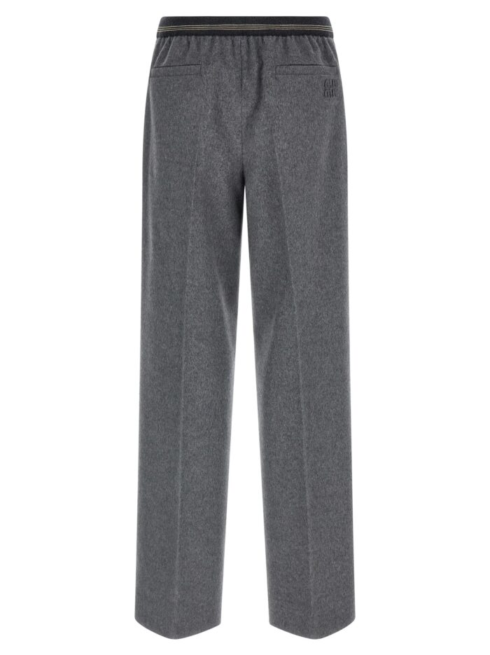 Miu Miu Velour Wool Pants