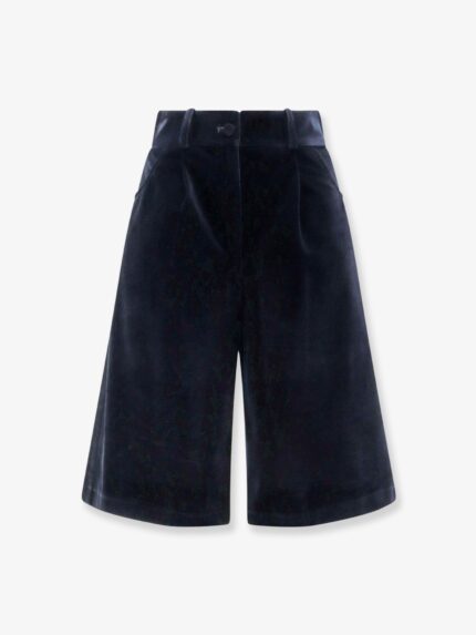 Actualee Velvet Bermuda Shorts