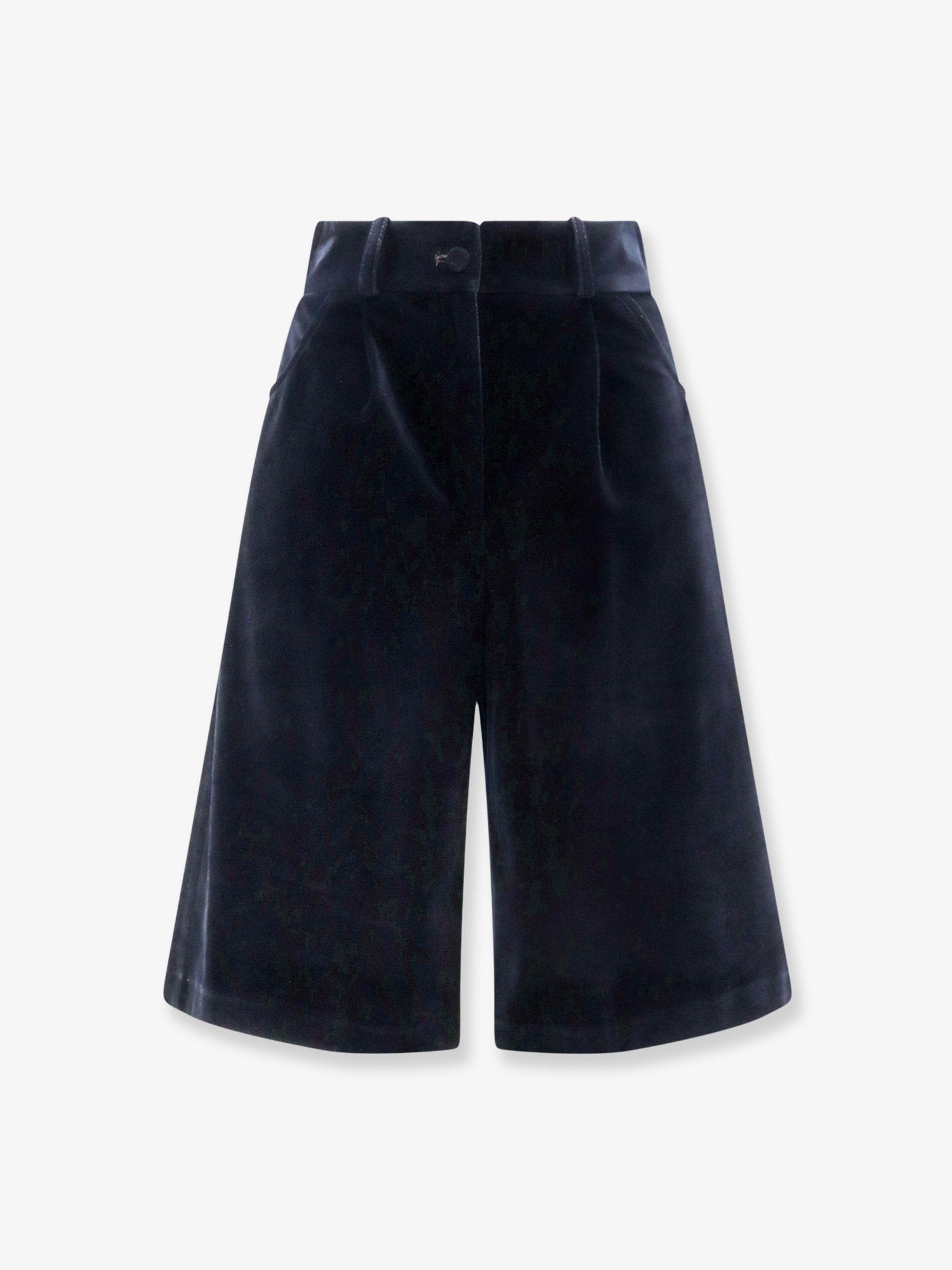Actualee Velvet Bermuda Shorts