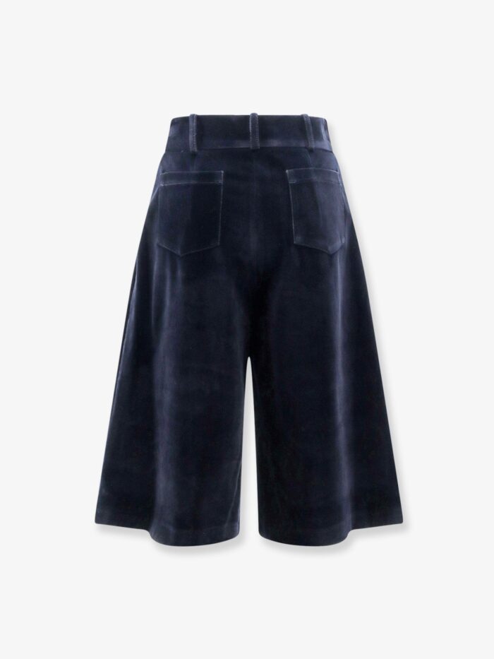 Actualee Velvet Bermuda Shorts