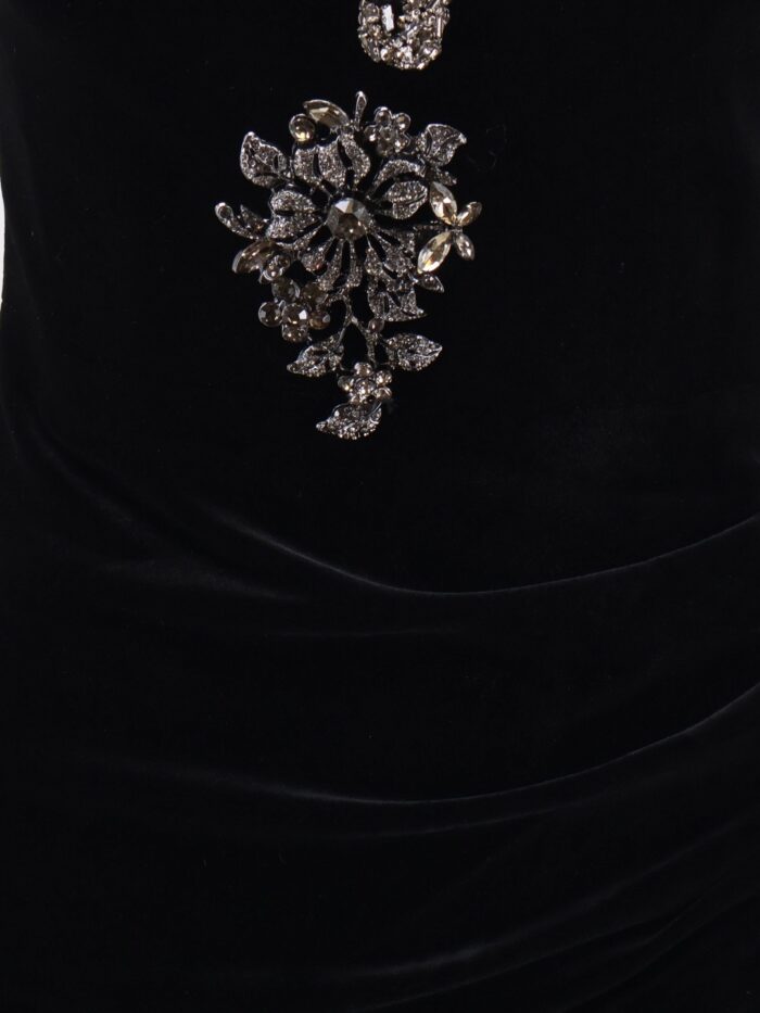 SELF PORTRAIT Velvet Long Dress