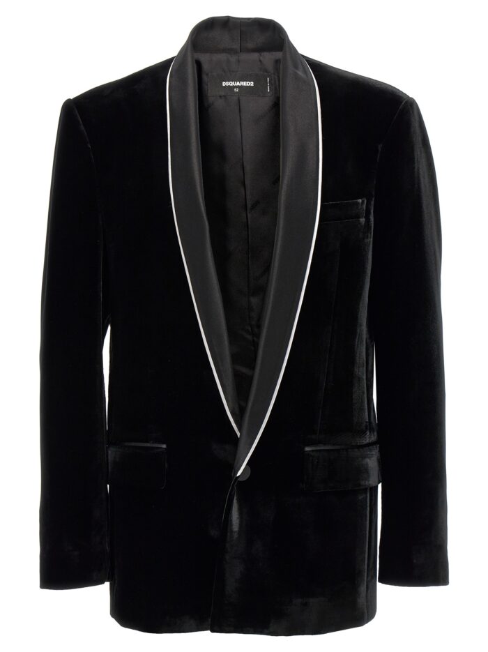 dsquared2 'velvet sexy palm beach' blazer Dsquared2 'Velvet Sexy Palm Beach' Blazer