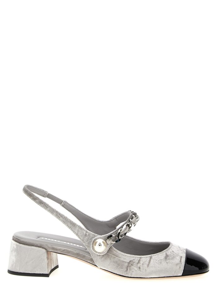 miu miu velvet slingback Miu Miu Velvet Slingback