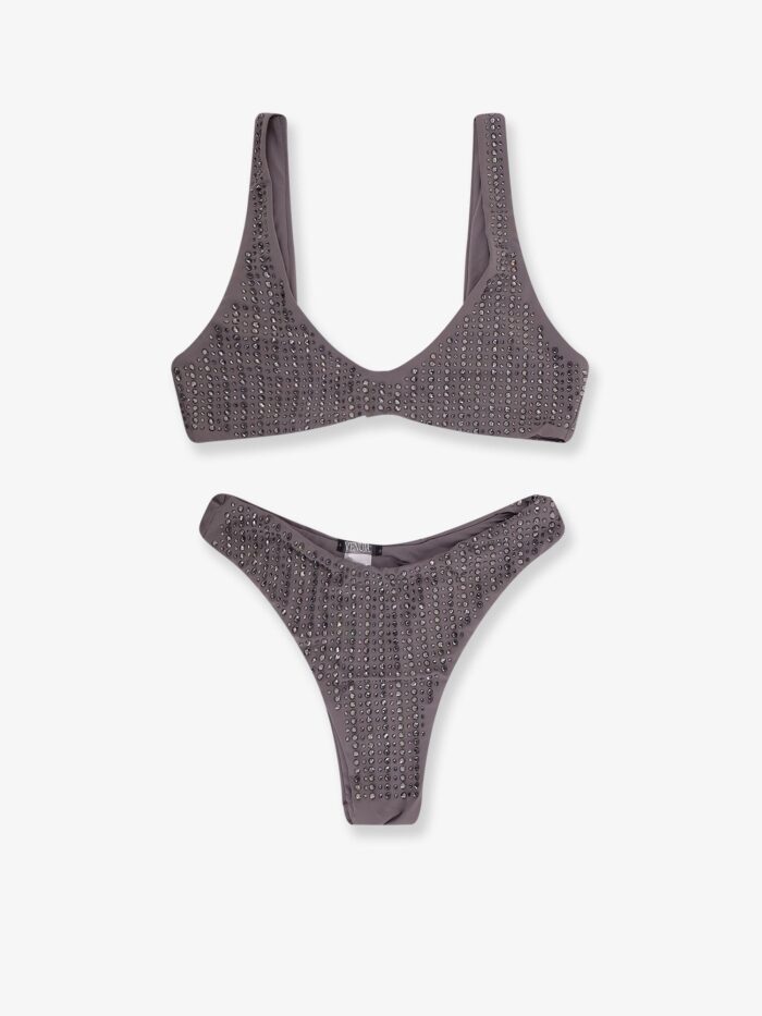 VENUJA Nylon Bikini With All-over Rhinestones