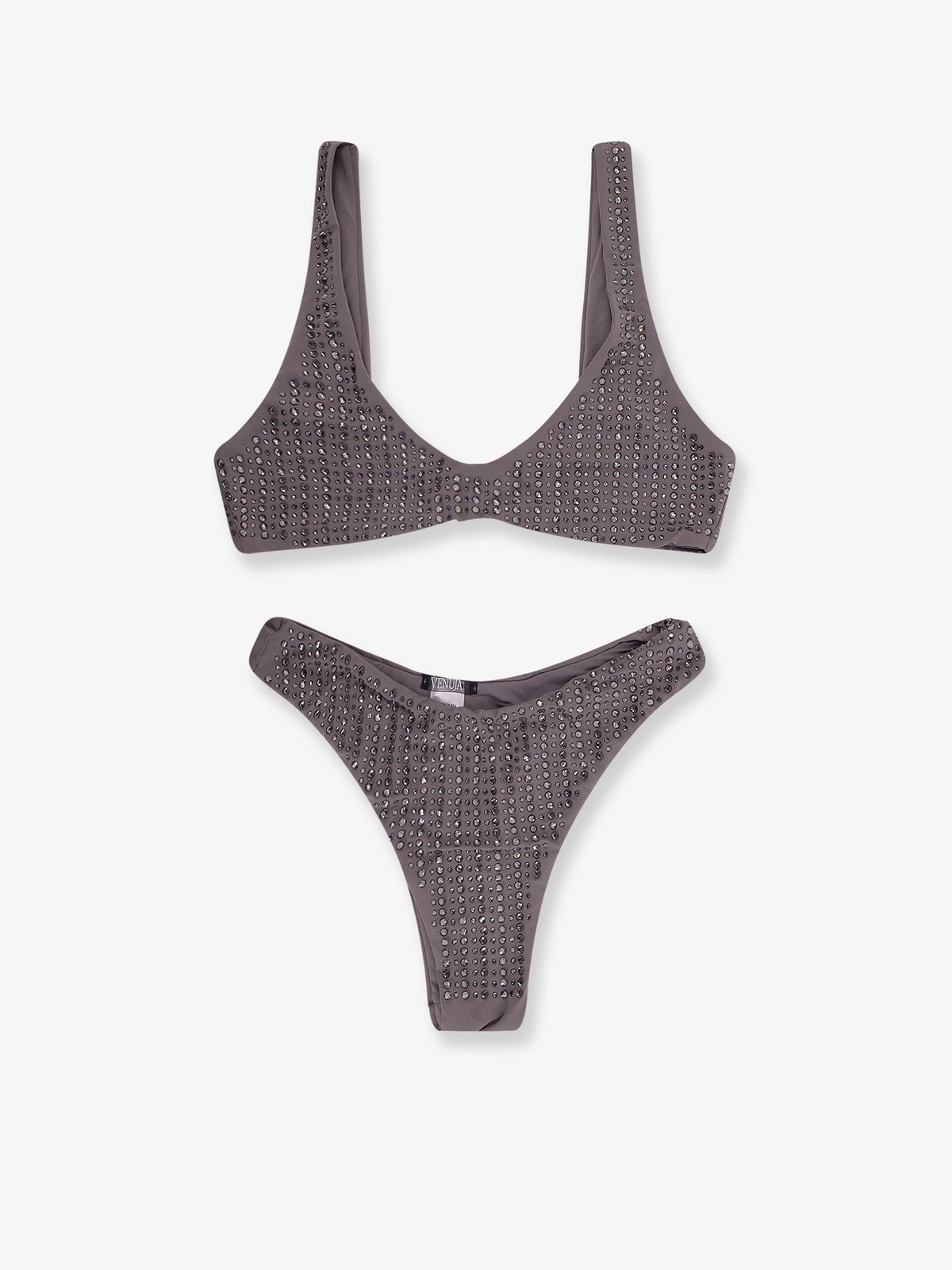 VENUJA Nylon Bikini With All-over Rhinestones